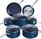 Nuwave Healthy Duralon Blue Ceramic Nonstick 12PC Cookware Set,diamond Infuse... New. Price: $316.86.