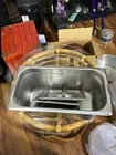Browne Stainless Steel Steam Table Pan Lids 1/8 Size Set Of 3 Nsf New. Price: $9.52.