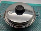 Saladmaster Versa Tec T304-316 Pan Skillet 9" Diameter With Vapo-lid Used. Price: $149.99.