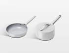 Gray Caraway Ceramic Mini Fry Pan & Sauce Duo 8" 1.75QT, New. Price: $180.00.
