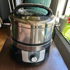 Euro Cuisine FS3200 Stainless Steel Electric Food Steamer Used. Price: $49.99.
