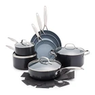 Greenpan 11 Piece Valencia Pro Ceramic Nonstick Cookware Set, Pfas-free, Indu... New. Price: $513.61.