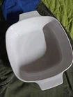 2 Vintage Coringware Oceanview A-1-B Liter Casserole Dish. One Lid Used. Price: $25.00.