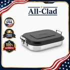 All-clad Gourmet Accessories Stainless-steel Lasagna Pan With Lid, Durable-new. Price: $59.50.