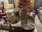 Princess House Stainless Steel 40 Qt Stockpot With Divider Set 10041 New. Price: $415.00.