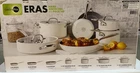 Greenpan Eras Ceramic 11 Piece Cookware Set White Used. Price: $104.99.