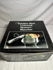 Progressive Stainless Steel Universal Steamer/blancher New. Price: $16.20.