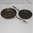 Calphalon Unison Slide Nonstick Omelette Pan Set 8" 10" Skillets 1388 1390 Black Used. Price: $35.00.