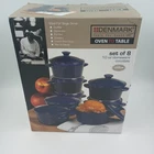 Denmark Tools For Cooks Oven Table Set 8 Glazed 10OZ Stoneware Cocottes A20. Price: $43.99.