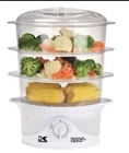 Kalorik Food Steamer 3-TIER Basket Rice Cooking Tray 9 Quart White Dg 33761 New. Price: $49.88.