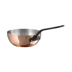 Mauviel M'heritage M'150 Ci Chef Pan With Cast Iron Handle, 2.1-QT New. Price: $226.95.