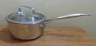 Cuisinart Quart Saucepan With Glass Lid #719-14G Used. Price: $16.99.