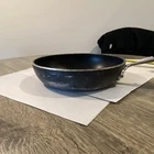 All-clad 8 Inch Black Non-stick Frying Pan Stainless Induction Long Handle Used. Price: $15.00.