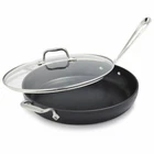 All-clad HA1 Hard Anodized Nonstick Pfoa Free 12" Fry Pan With Lid (scratched) New. Price: $49.99.
