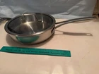 New Calphalon "premier" Tri-ply Stainless Steel 3 Qt 10" Saute Pan W/lid. Price: $55.00.
