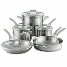 Calphalon Signature Cookware Set, Silver - 10 Piece New. Price: $199.99.