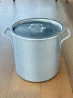 Lincoln Wear-ever 24 Qt Commercial Aluminum Stock Pot With Lid Nsf Usa 4306 Vg Used. Price: $45.00.