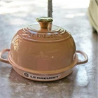 Le Creuset Signature Cast Iron Bread Oven 1.75 Qt Peche New Made In France. Price: $499.00.