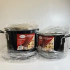 New Black Alpine Cuisine 200T/120T Steamer 19L/11.4L Vaporera Set. Price: $75.87.