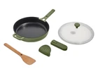 Our Place Cast Iron Always Pan 10.5 Inch 8-IN-1 Multifunctionality Sage Read Des New. Price: $84.96.