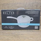 Bel Fer Cast Iron Saucepan 1.75 Quart Pot - White Limited Edition New. Price: $40.00.