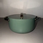 Caraway Nonstick Ceramic Green Dutch Oven Pot With Lid (6.5 Qt, 10.5") Used. Price: $49.99.
