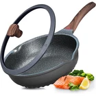 Vinchef Nonstick Deep Frying Pan Skillet With Lid 11IN/5QT Saute German 3... New. Price: $87.49.