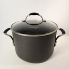 Calphalon 806 Qt Nonstick Stock Pot Dutch Oven Glass Lid Cooking W/ Used. Price: $39.99.