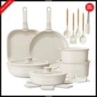 Astercook 22-PIECE Nonstick Detachable Handle Induction Stackable Rv Creamwhite New. Price: $109.99.