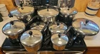 Farberware Vtg 18 Piece Cooking Set Alum Clad Pots Pans Skillets Lids Ny Usa Used. Price: $184.85.