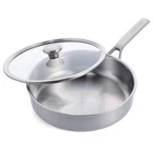 Merten & Storck Tri-ply Stainless Steel 3.5QT Saute Pan With Lid, Professiona... New. Price: $113.52.