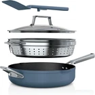 Ninja Foodi Neverstick Possible Pan Cookware Set Replaces 12 Cooking Tools Blue New. Price: $94.21.