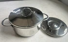 Wmf Transtherm Cromargan 18/10 Stainless Steel 2QT Cooking Pot W/lid & Stand Used. Price: $38.75.