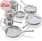 Ninja Everclad Stainless Steel Cookware 12 Piece Pots & Pans Set, All Stovetops New. Price: $521.98.