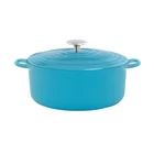 Chantal 5.6 Qt Round Cast Iron Dutch Oven New. Price: $292.95.
