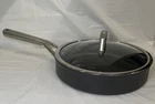 Ninja Foodi Neverstick 3-QUART 10.5" Fry Pan W/ Glass Lid Induction Ready Used. Price: $34.99.