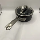 Viking Hard Anodized Nonstick 1 Qt. Saucepan With Lid, Black, Gas/electric/halo Used. Price: $75.97.