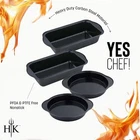 Hells Kitchen Non-stick Carbon Steel Rectangular Cake Muffin Pan Set New. Price: $24.99.