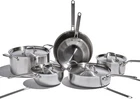 Heritage Steel Eater Series 10 Piece Cookware Set 5-PLY Stainless New. Price: $749.95.