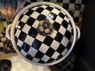 Mackenzie-childs Medium Casserbole Courtly Check Casserole Baking Dish Lid Euc New. Price: $149.99.