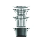 Calphalon Premier Space Saving 8 Quart Hard Anodized Nonstick Multi-pot With Lid Used. Price: $268.32.