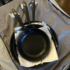 Lexi Home Frying Pan 3 Piece Stainless Steel Nonstick Heavy Duty Black 8,10,12IN New. Price: $125.00.