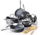 Greenpan Eras Ceramic Non-stick 12-PIECE Cookware Set New. Price: $358.99.