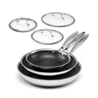 Useluck Non Stick Frying Pans With LID,8/10/12 Inch Skillet Set,update Coatin... New. Price: $218.71.