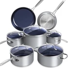 Cookware Set 12PC Nuwave Duralon Blue Ceramic Nonstick Diamond Model 31428 Pfas New. Price: $369.99.