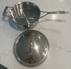 Demeyere 18/10 Triplinduc Frying Saut Pan & Lid 3 Deep Belgium Used. Price: $129.00.
