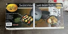 Lodge L5HS3 Seasoned Cast Iron Set - Piece New. Price: $100.00.