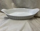 Graceful White China Wedgwood La Toque Grand Gourmet Collection 14 Gratin Dish Used. Price: $89.99.