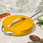 Caraway Nonstick Ceramic Saut Pan With Lid 4.5 Qt, 11.8" Marigold New. Price: $150.00.