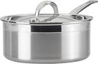 Hestan Probond Clad Stainless Steel 3 Qt Covered Saucepan New. Price: $239.99.